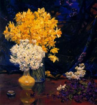 伊格納西奧 狄亞玆 奧拉諾 Bodegon con flores